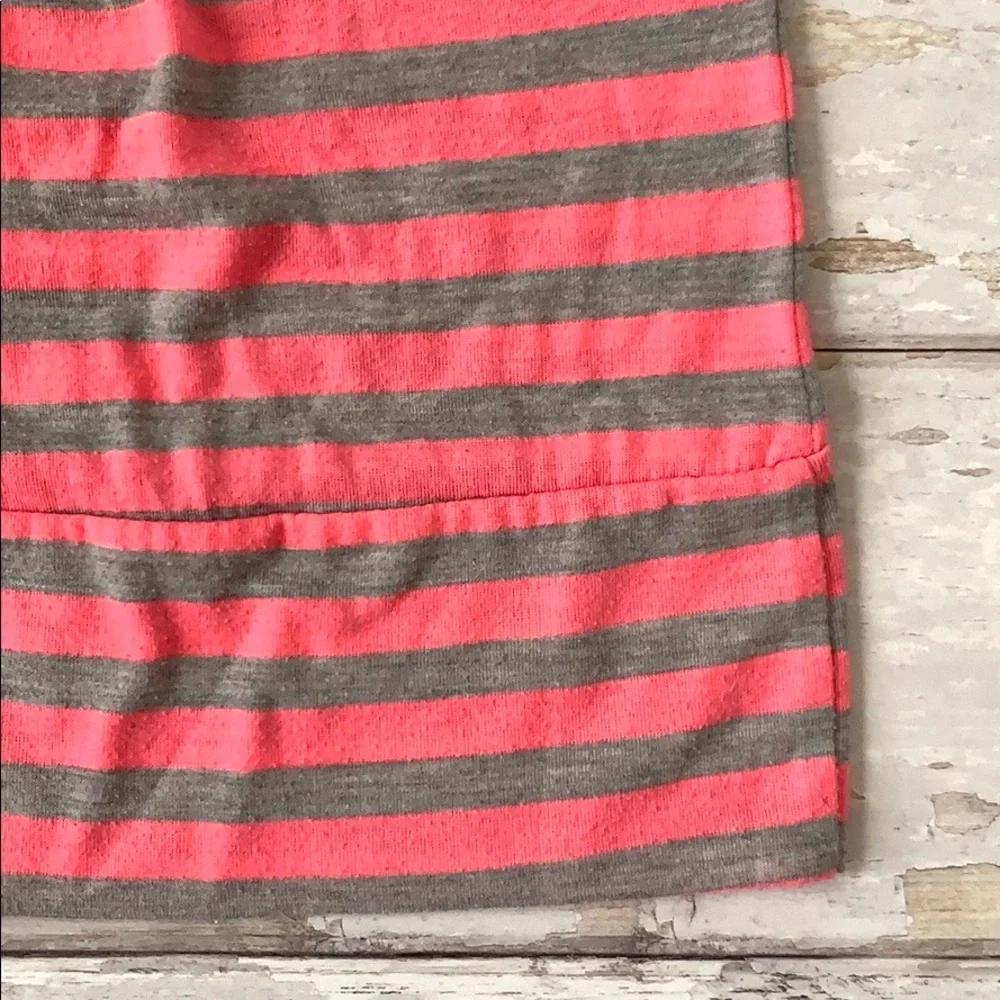 Girls 2T Pink Racerback Tank Top Stripe Dress Toddler Kids